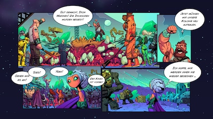 Comic strips give me a little background on why I’m fighting in the first place.