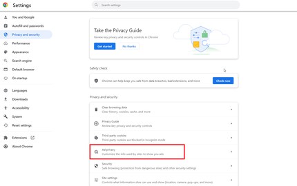 Du kannst Topics hier deaktivieren – andere Websites haben natürlich auch noch Tracker-Tools.