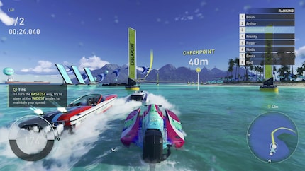 Races in boats and planes deserved more attention.