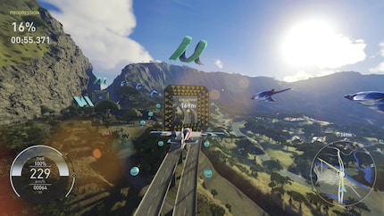 Somewhere over the rainbow… the plane missions are beautifully set up.