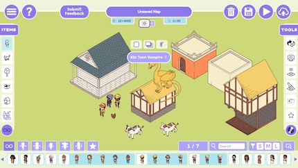 In de modus Architect kun je je eigen levels maken.