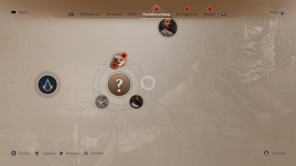 Een iets ander soort hoofdzoektochtmenu, maar ik vind het leuk omdat het me meer in het spel trekt.