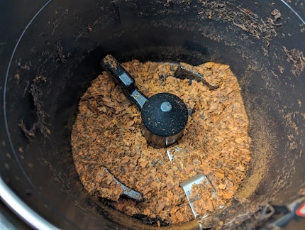 20 hours later, the result looks like this: a kind of substrate.