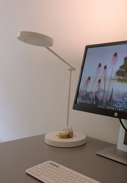 De « Sun@Home Office Light» kan desgewenst via de app worden aangepast.