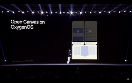 OpenCanvas wordt ook gedemonstreerd tijdens het OnePlus Open lanceringsevenement.