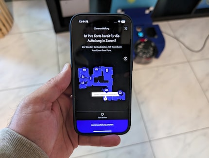 In the app, you can divide your home into zones.