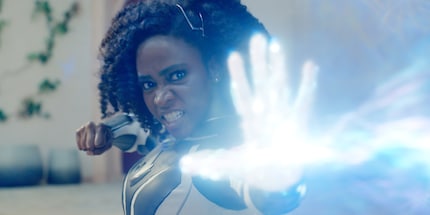 You can tell that Monica Rambeau (Teyonah Parris) hasn’t had her own movie or series yet given her lack of character depth.