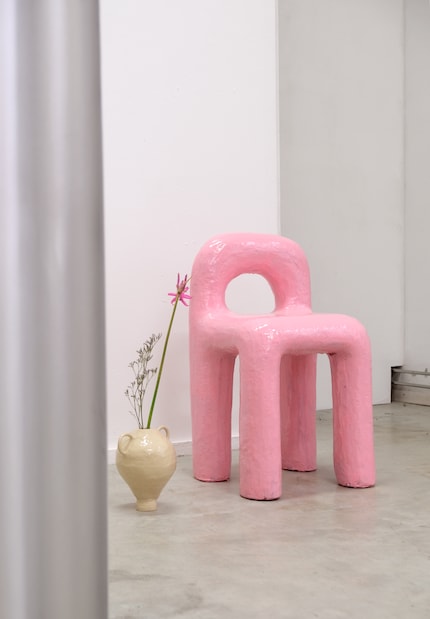 Der Stuhl «Hippo Chair» besteht aus speziellem Play-Doh.