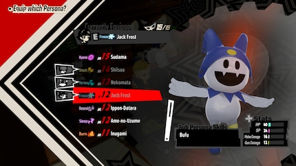 Alle personages kunnen zichzelf uitrusten met een andere Persona, naast hun eigen Persona.