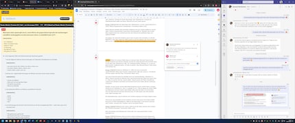 Mijn voorkeursindeling om te schrijven.