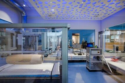 The mattresses are tested for durability and functionality at Bico’s own laboratory.