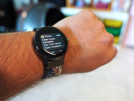 If I want, I can get the app to notify me about the cleaning cycle and error messages.