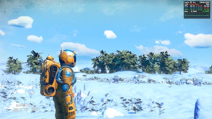 In een native ondersteunde game als No Man's Sky houdt de M3 Pro de RTX 4060 bij.
