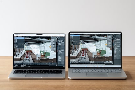 In het 3D renderprogramma Blender is de Nvidia GPU in het voordeel - in ieder geval ten opzichte van de M3 Pro.