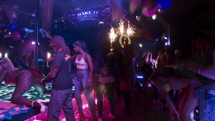 The obligatory strip club visit is a must. Even if the age rating says otherwise, 13-year-olds are part of the target demographic as always.