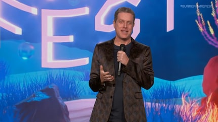 Geoff Keighley presenteert nieuwe games op Summer Game Fest 2023.
