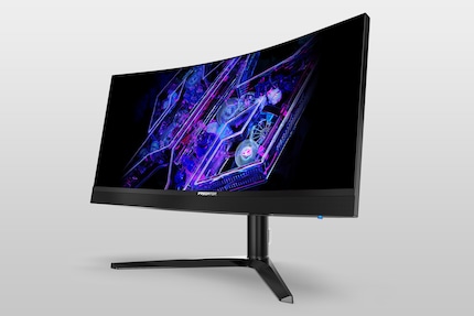De Predator X34 is een middenklasse monitor met mini LED en 1440p resolutie.