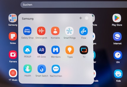 Samsung voegt veel eigen apps toe aan de Galaxy Tab S9 FE.