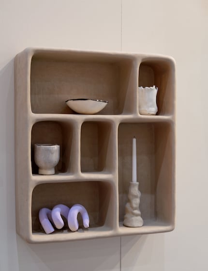 Art Studio wall shelf by Mette Ditmer.