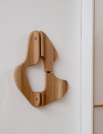 Atelier Plateau x Karimoku Case Study wall accessory.