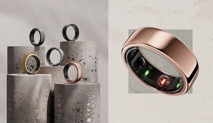 Jewellery with tracking features: the Oura ring comes in many variants.