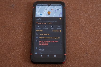 De kaart-app laat me alles zien wat ik nodig heb.
