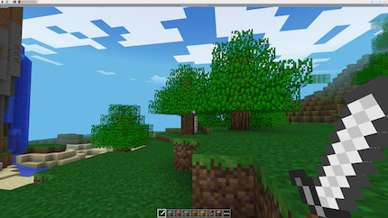 I already know Minecraft from PlayStation on my 85-inch TV. Nevertheless, I’m looking forward to the Pi Edition of the game.