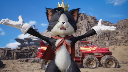 Cait Sith is zo gemaakt dat ik hem niet mag.