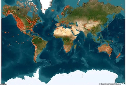 Een bijzonder groot aantal mensen kwam aan de Amerikaanse westkust in de problemen tijdens buitenavonturen.