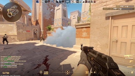 Die Rauchphysik wurde für «Counter-Strike 2» komplett überarbeitet.