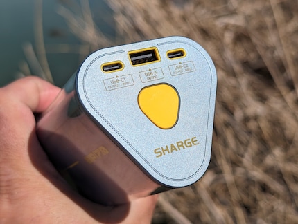 You can charge with a maximum of 170 watts via the three ports.