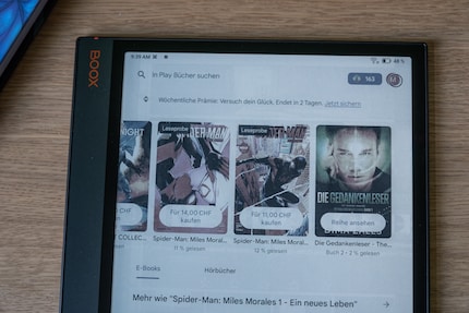 I use Google Books and other e-reader apps to download my favourite titles to the Onyx Boox Note Air 3C.