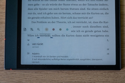 The text is pleasant to read, and the e-reader allows editing too.