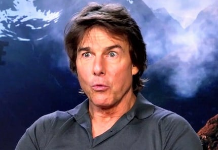 Er valt maar één ding bij stuntprof Tom Cruise: zijn kaak.