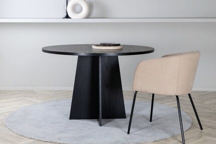 Dimensions: ⌀ 110 × 75 cm | Material: oak