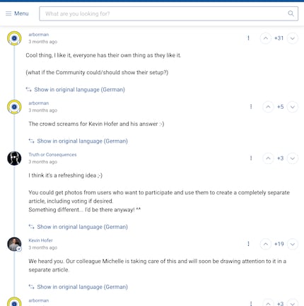 Oh, the Community wants to join in? Be our guest! 