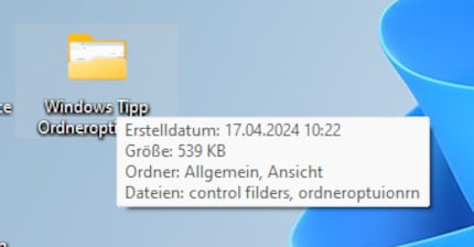 Ik vind de informatie over de mappen nuttig, dus ik zou het vinkje laten staan.