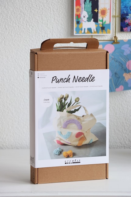 Eenvoudig verpakt: de Punch Needle DIY kit van Creative Company.