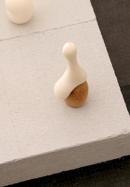 The wax sculptures seem to melt even without a flame.