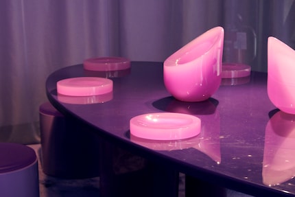 The arrangement of Objects of Common Interest wowed with one and the same colour family.