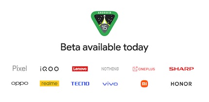 Die Beta 2 von Android 15 steht für ausgewählte Geräte zahlreicher Hersteller zur Verfügung.