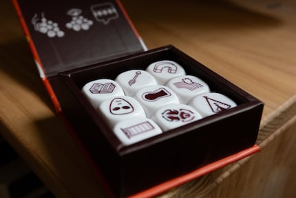 Met de Story Cubes kun je op een creatieve manier verhalen verzinnen.