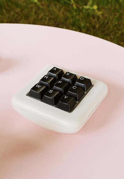Dit ontwerp is geïnspireerd op een toetsenbord, maar heeft een ander doel.