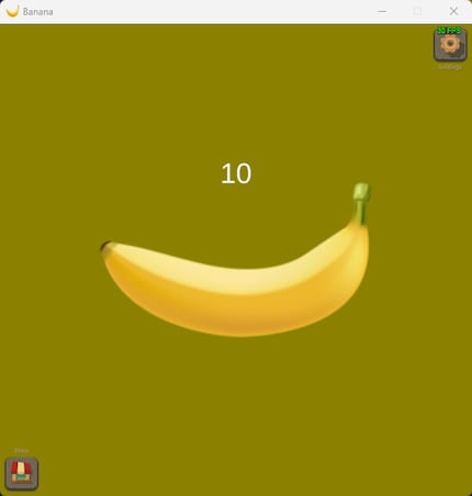 Ingame-Screenshot von «Banana». Ich würde hier ja auch einen Trailer zeigen, aber es gibt verständlicherweise keinen.