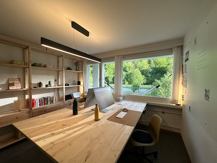 Das Setup von Jeremy ist clean und trotzdem gemütlich.