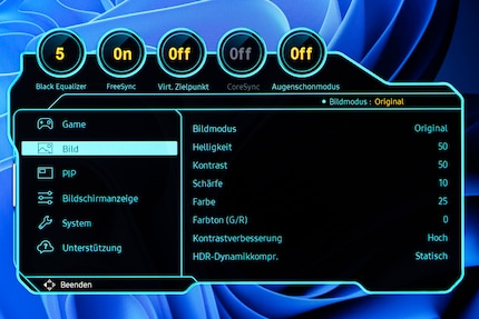 Het menu ziet er grafisch niet bijzonder modern uit, maar dat maakt me niet uit.