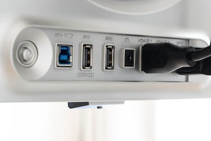 Voor dit type monitor ben ik tevreden met de keuze aan aansluitingen.