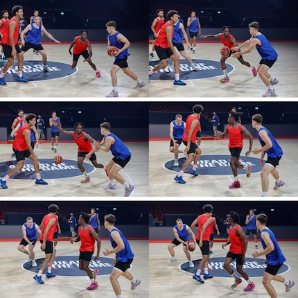 In dieser Szene funktioniert die Action Priority perfekt. Sie verlegt bei einem Pass den Fokus vom vorderen Spieler (Bild oben links) in Echtzeit zum hinteren Spieler (Bild unten rechts).
