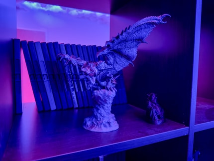 Als Fan von Monster Hunter darf eine Figur vom Silbernen Rathalos nicht fehlen
