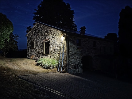 Night mode creates oil painting-style images.